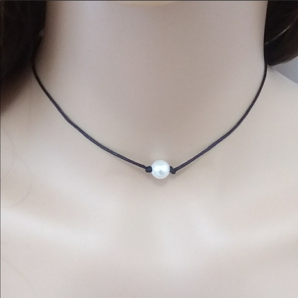 Harriet Ave Jewels Jewelry - 3/$20 Boho Single Pearl Choker Necklace
